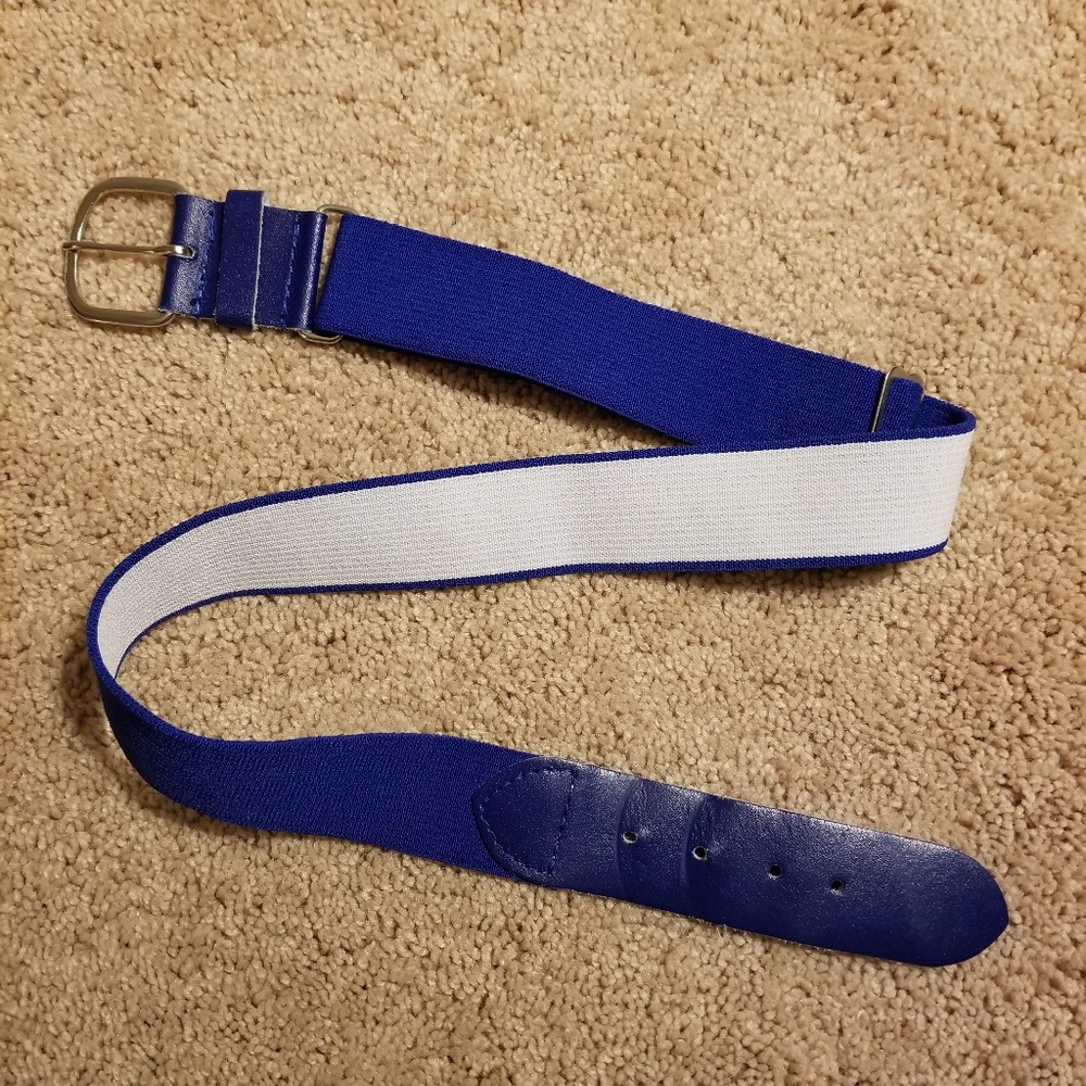 Blue Baseball Belt